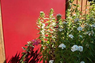 Sichtschutz Aluminium RAL 3004