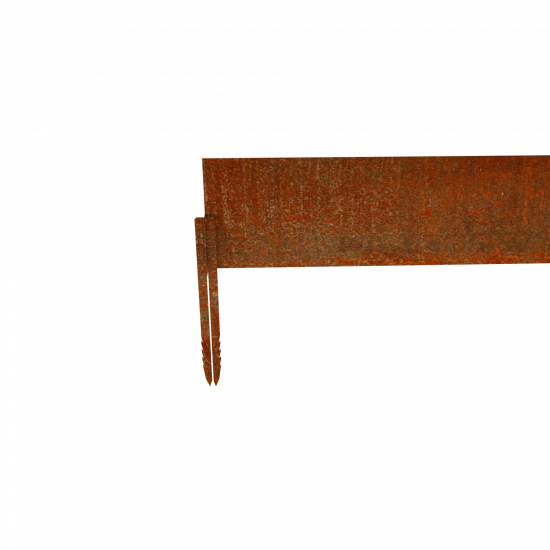 Beeteinfassung Rasenkante Cortenstahl Zubehör Erdanker Betonanker Detail