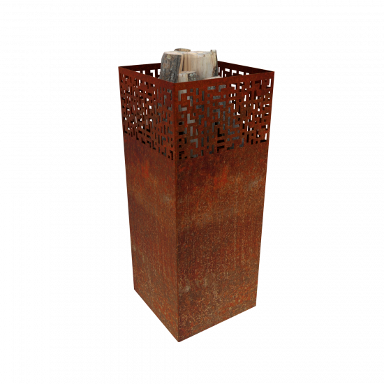 Feuersäule Feuerstelle Gartenfeuer Cortenstahl PAVERT