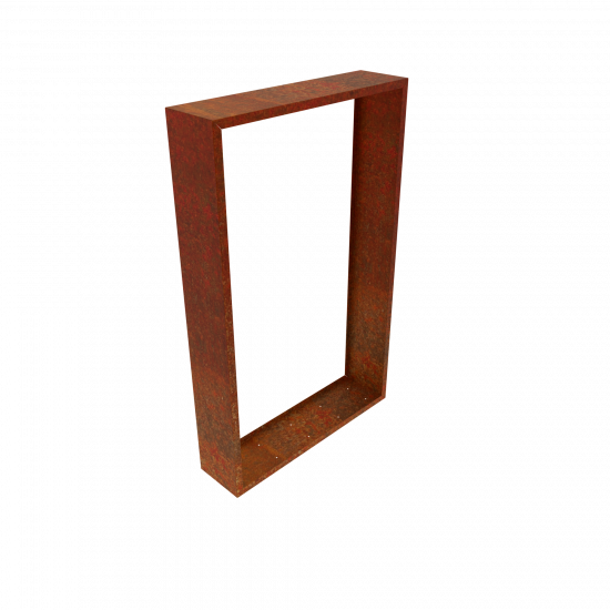 Holzlager Kaminholzlager Cortenstahl ohne oder mit Rückwand