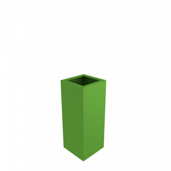 Pflanzkübel Pflanzsäule Aluminium RAL Pulverbeschichtet mit Boden