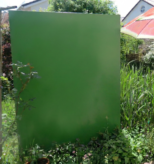 Sichtschutz Aluminium RAL 6017