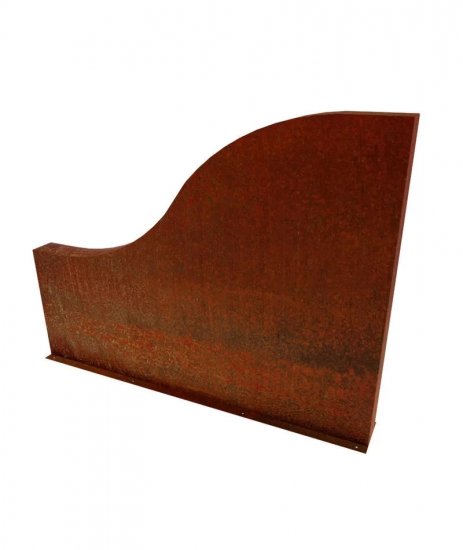 Sichtschutz Cortenstahl geschwungen WRESE