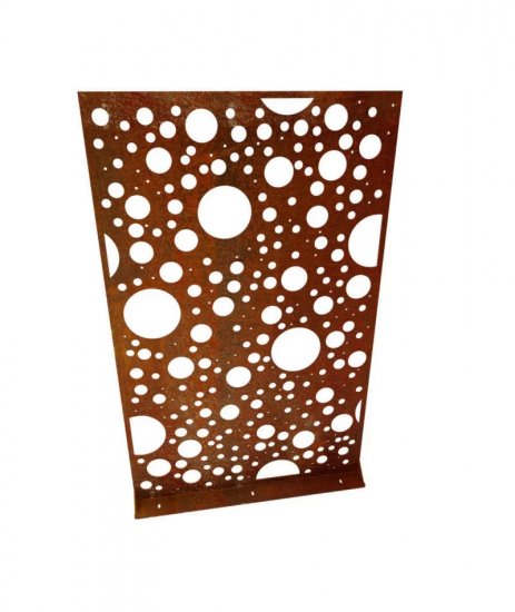 Sichtschutzplatte 6 mm Cortenstahl TOTEM Motiv FOROSA