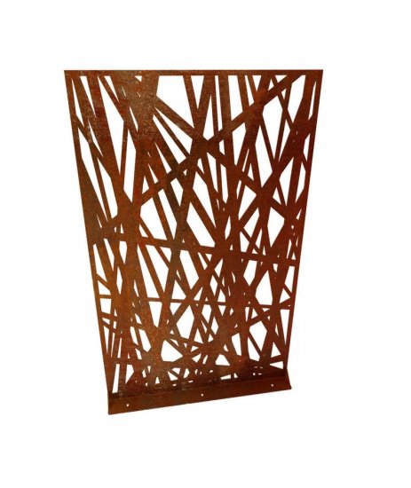 Sichtschutzplatte 6 mm Cortenstahl TOTEM Motiv TURIDO