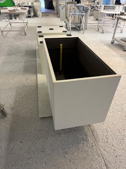 Hochbeet fiberglas rechteckig weiss produktion